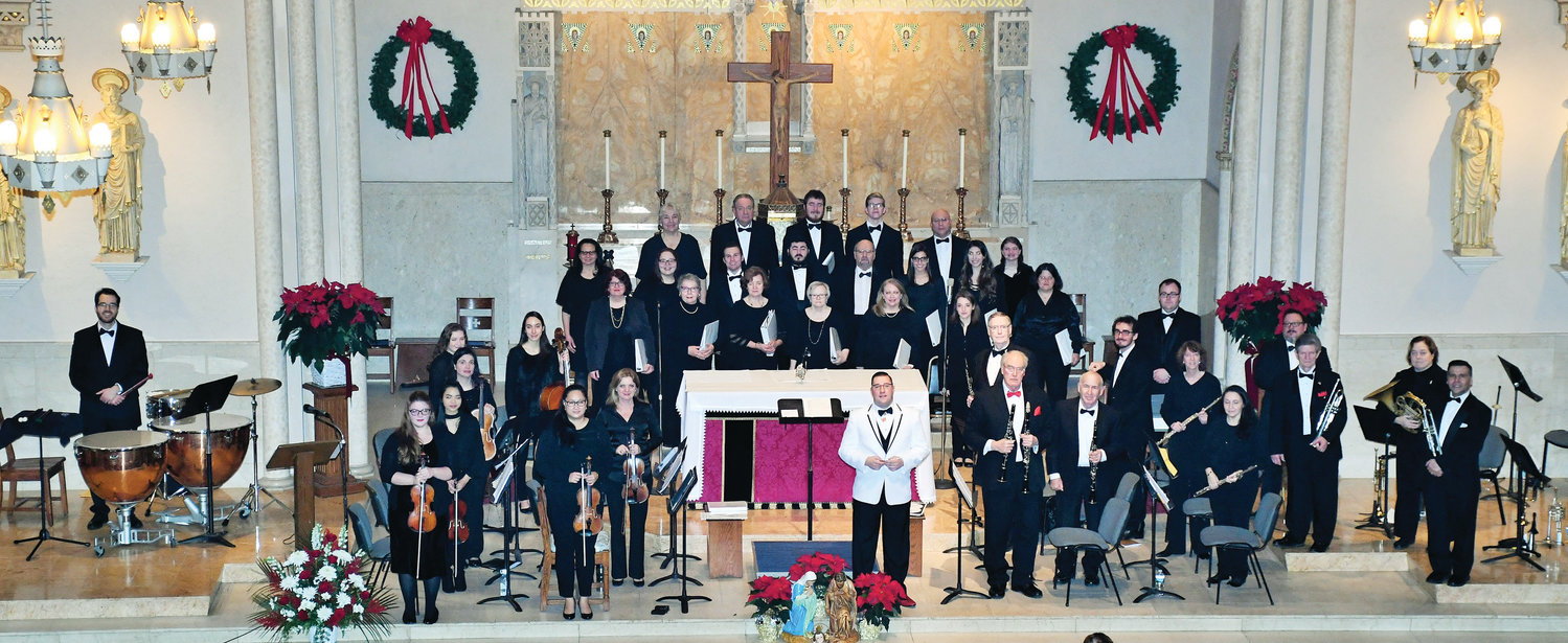 Kyle Jameson, KHS, leads the music ministry at St. Matthew, Cranston. Photos from Christmas 2018 concert.